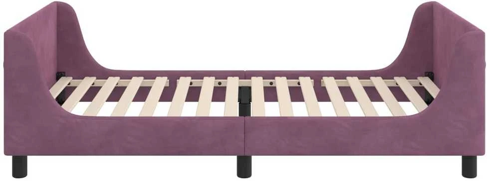 Lova Vaikiška lovos konstrukcija su galvūgaliu Violetinė 80 x 200 cm
