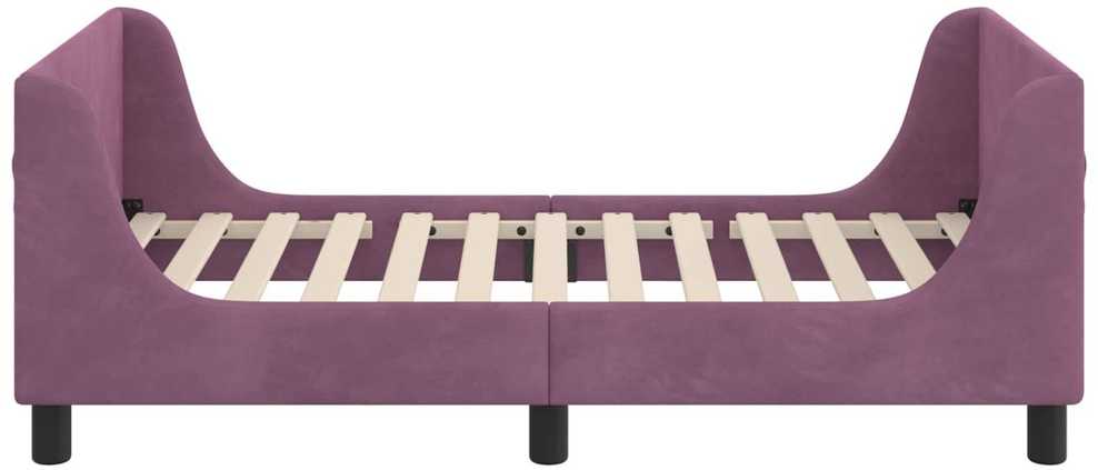 Lova Vaikiška lovos konstrukcija su galvūgaliu Violetinė 80 x 160 cm