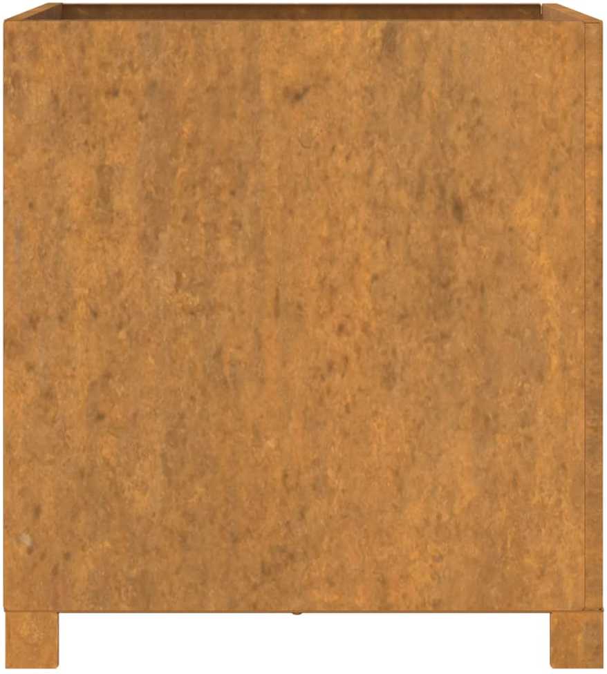 Loveliai su kojelėm, 2vnt., rūdžių, 49x47x50cm, Corten plienas