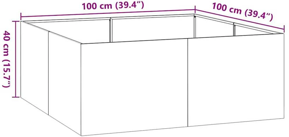 Mexen Lovelis, 100x100x40cm, galvanizuotas plienas