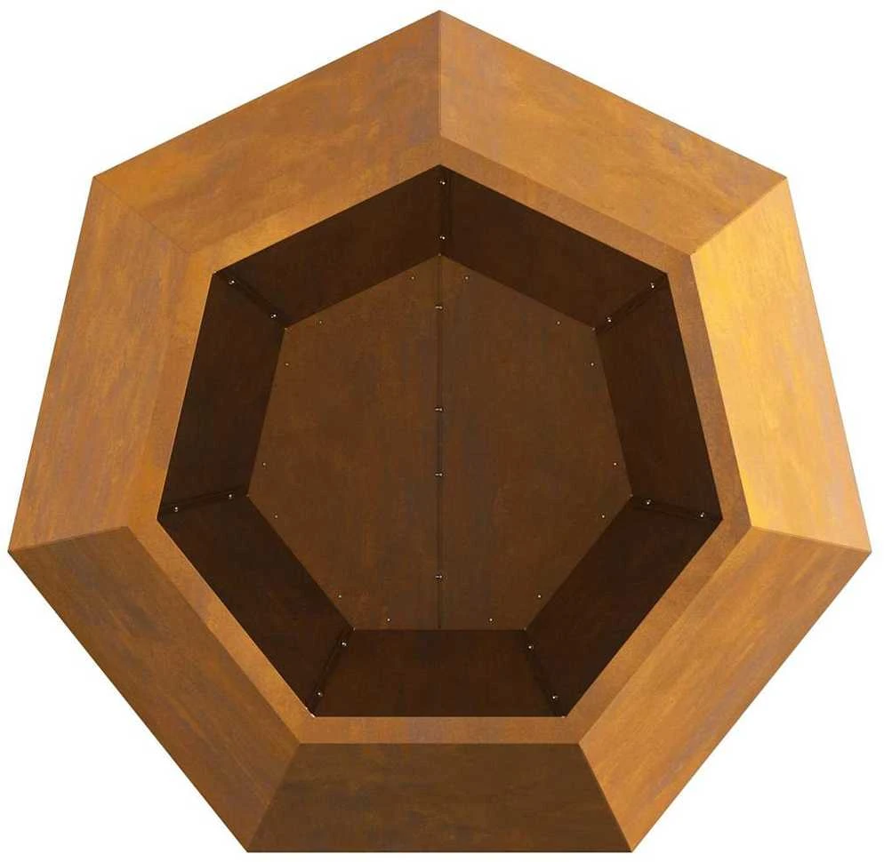 Lovelis 2 vnt. Rūdijanti 75 x 75 x 60 cm