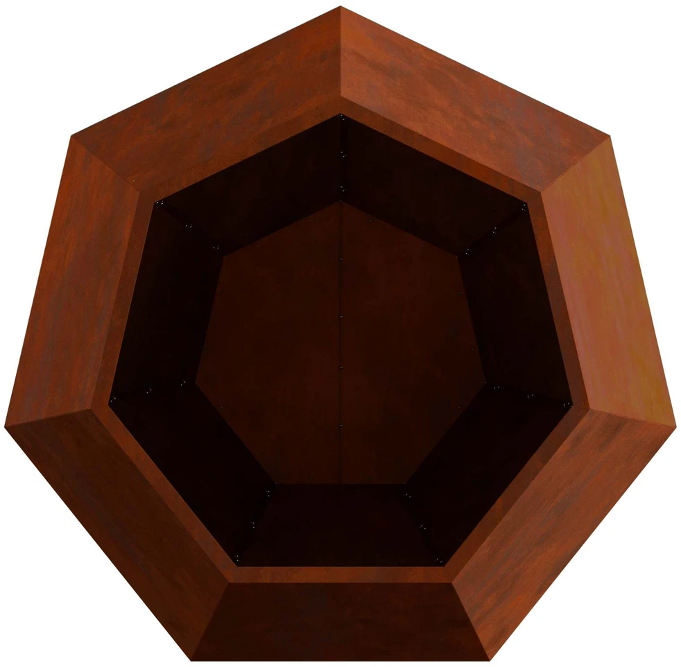 Lovelis 2 vnt. Rūdijanti 100 x 100 x 80 cm
