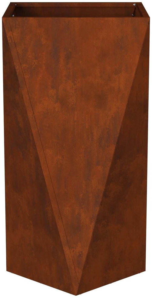 Lovelis 2 vnt. Rūdijanti 40 x 40 x 75 cm