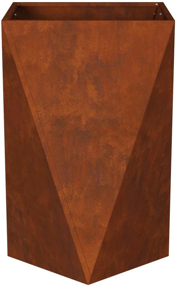 Lovelis 2 vnt. Rūdijanti 50 x 50 x 75 cm