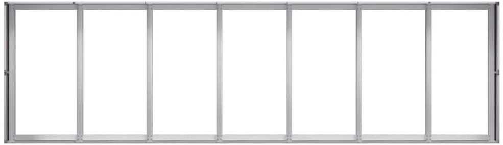 Lovelis, 280x80x40cm, galvanizuotas plienas