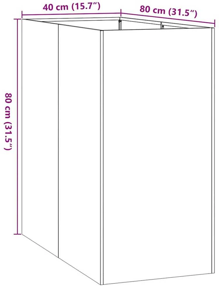 Lovelis, 40x80x80cm, galvanizuotas plienas