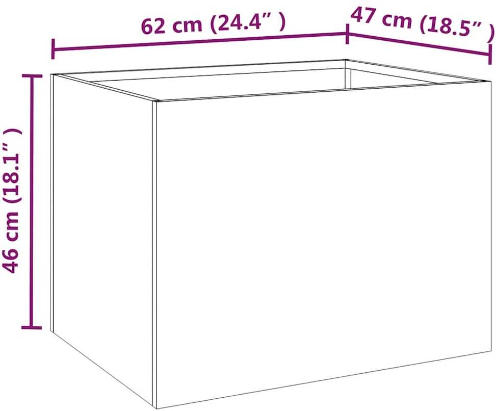 Lovelis, 62x47x46cm, Corten plienas