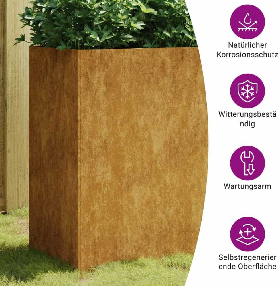 Lovelis, 80x40x80cm, Corten plienas