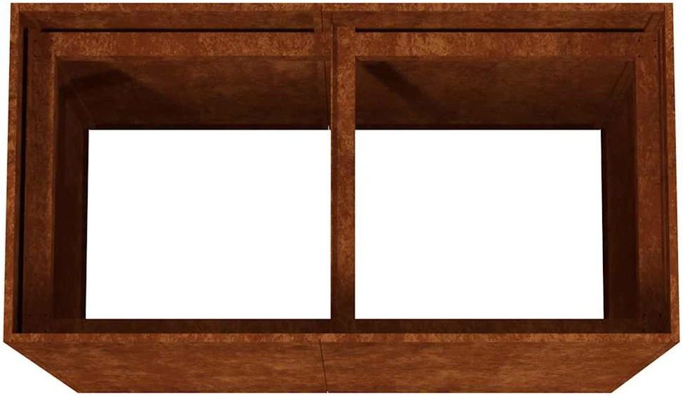 Lovelis, 80x40x80cm, Corten plienas
