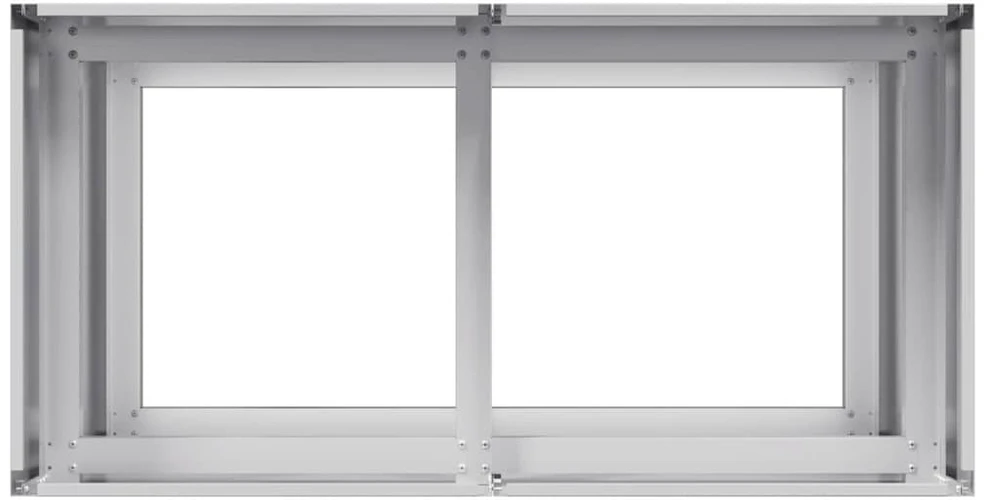 Lovelis, 80x40x80cm, galvanizuotas plienas