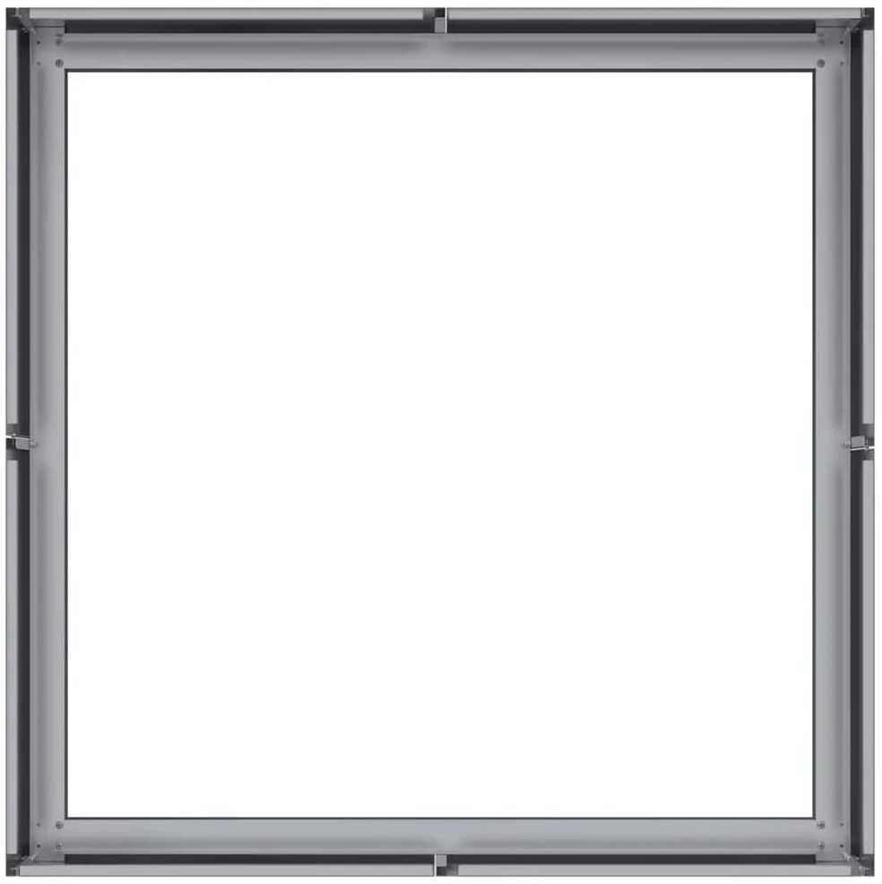 Lovelis, 80x80x30cm, galvanizuotas plienas