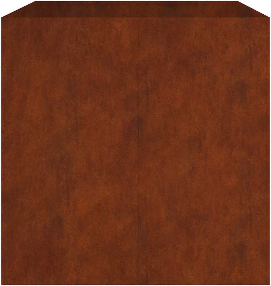 Lovelis, 80x80x80cm, Corten plienas