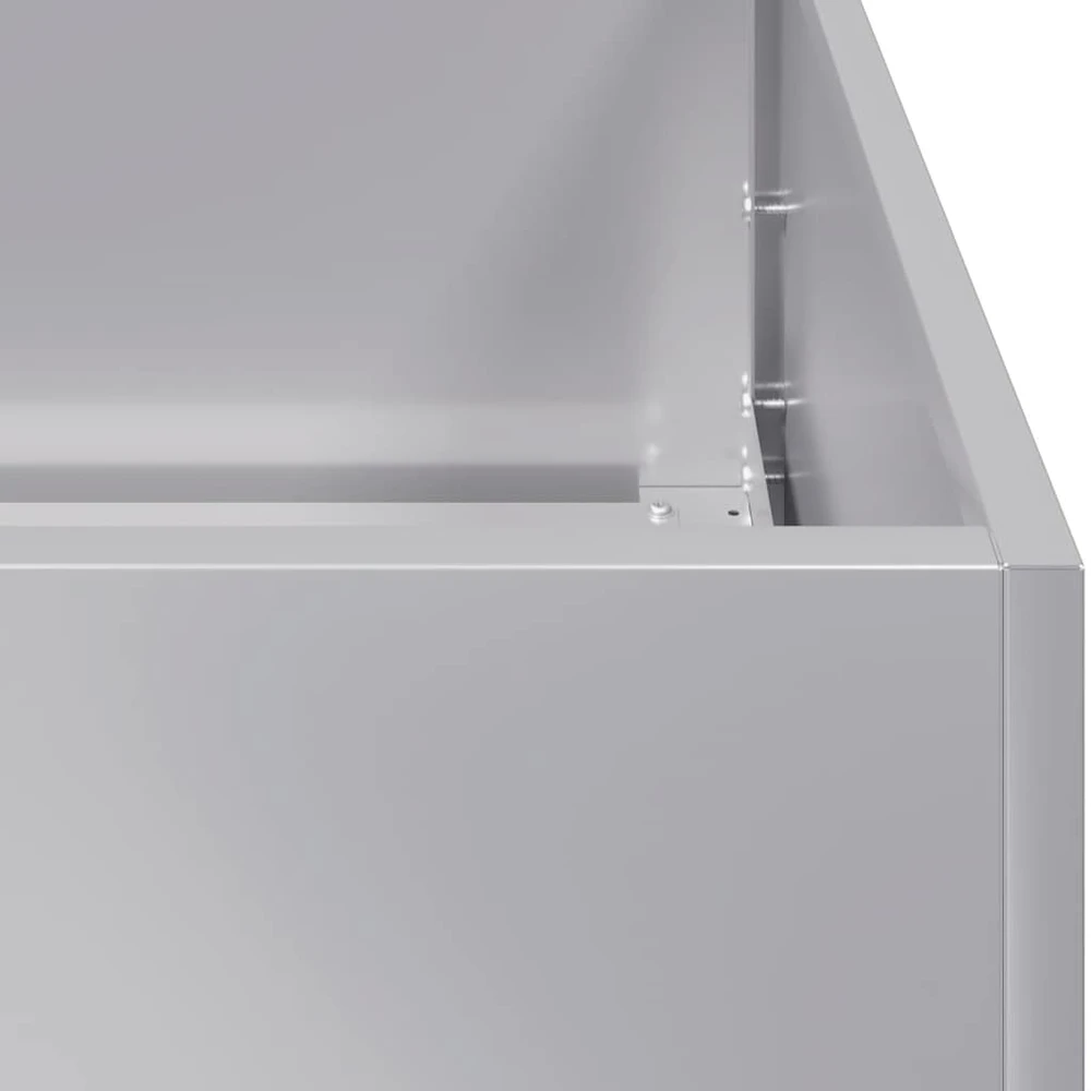 Lovelis, 80x80x80cm, galvanizuotas plienas