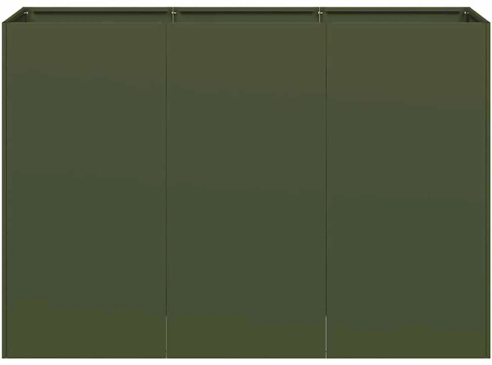 Lovelis, alyvuogių žalias, 120x40x80cm šaltai valcuotas plienas