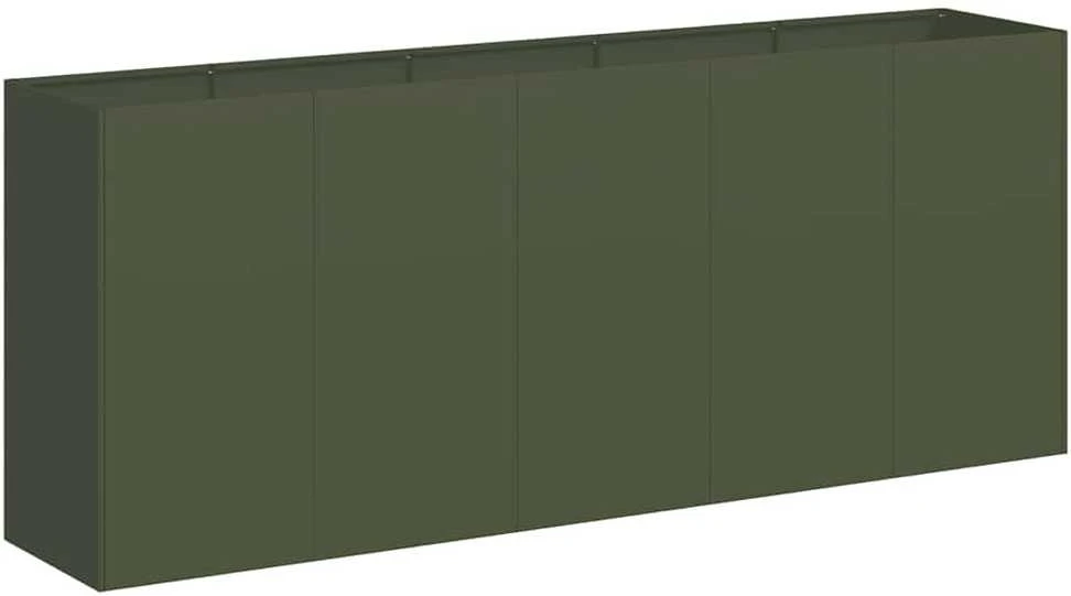 Lovelis, alyvuogių žalias, 200x40x80cm šaltai valcuotas plienas