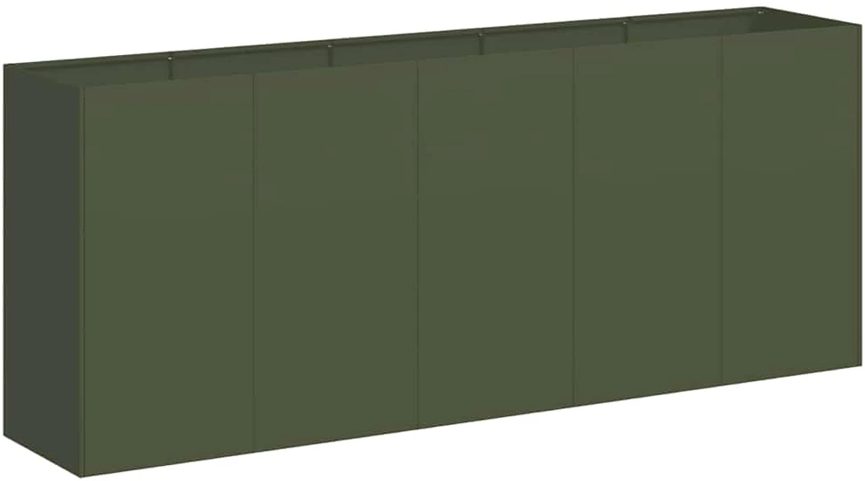 Lovelis, alyvuogių žalias, 200x40x80cm šaltai valcuotas plienas