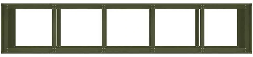 Lovelis, alyvuogių žalias, 200x40x80cm šaltai valcuotas plienas