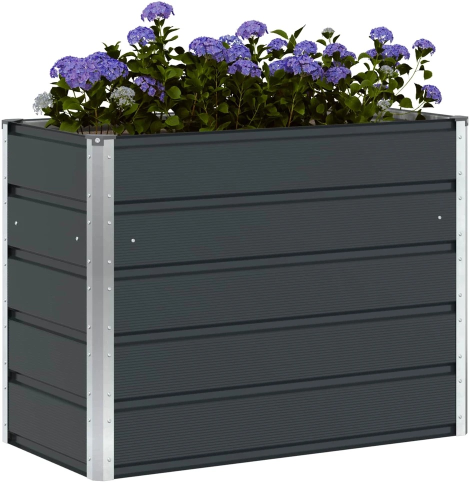 Lovelis Antracitas 100 x 50 x 75 cm Cinkuota plienas