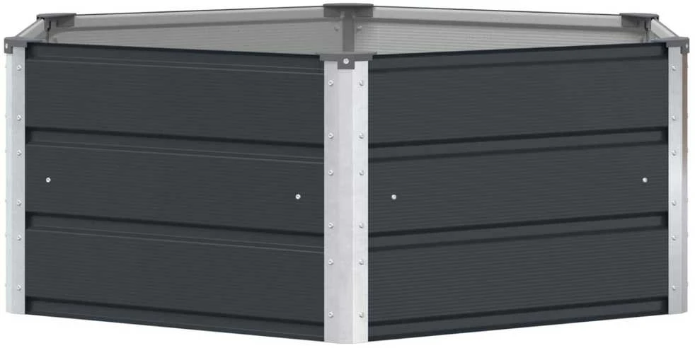 Lovelis Antracitas 129 x 129 x 45 cm Plienas