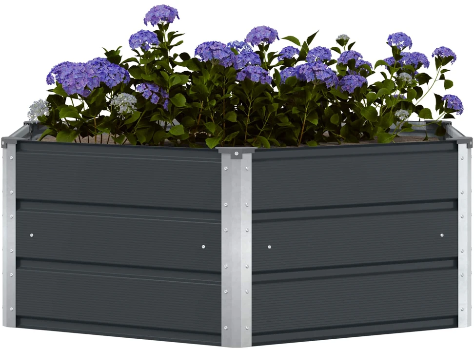 Lovelis Antracitas 129 x 129 x 45 cm Plienas