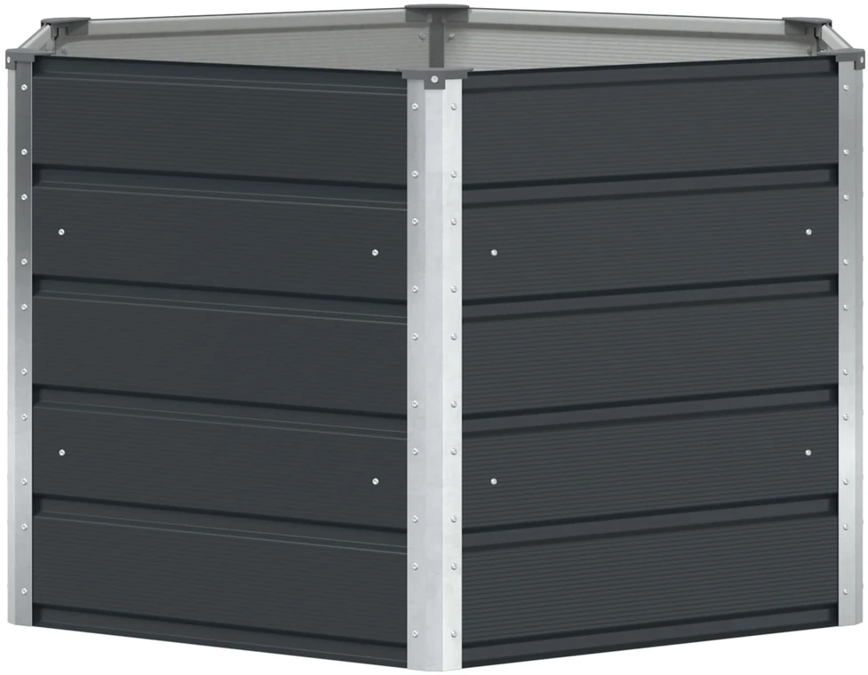 Lovelis Antracitas 129 x 129 x75 cm Plienas