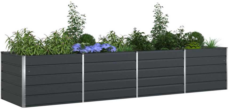 Lovelis Antracito 385 x 100 x 75 cm Galvanizuotas plienas