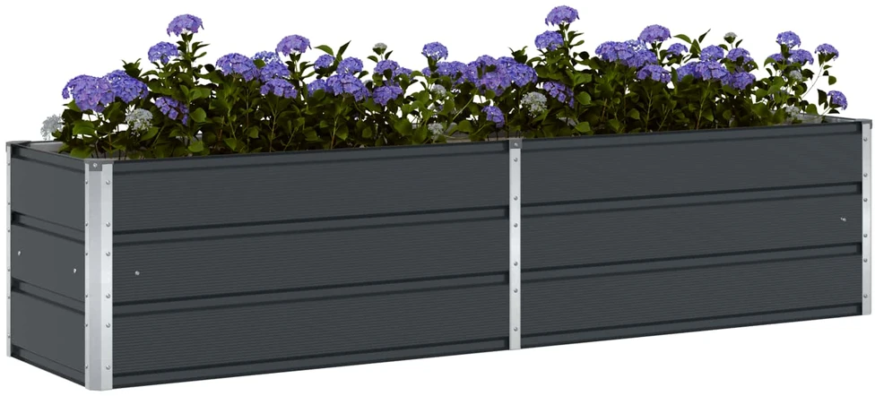 Lovelis Antracitas 195 x 50 x 45 cm Cinkuota plienas