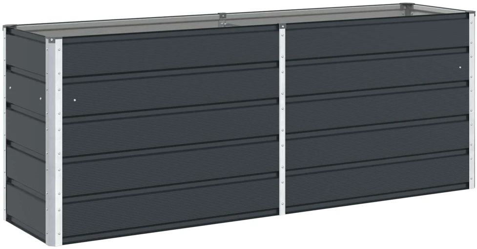 Lovelis Antracitas 195 x 50 x 75 cm Cinkuota plienas