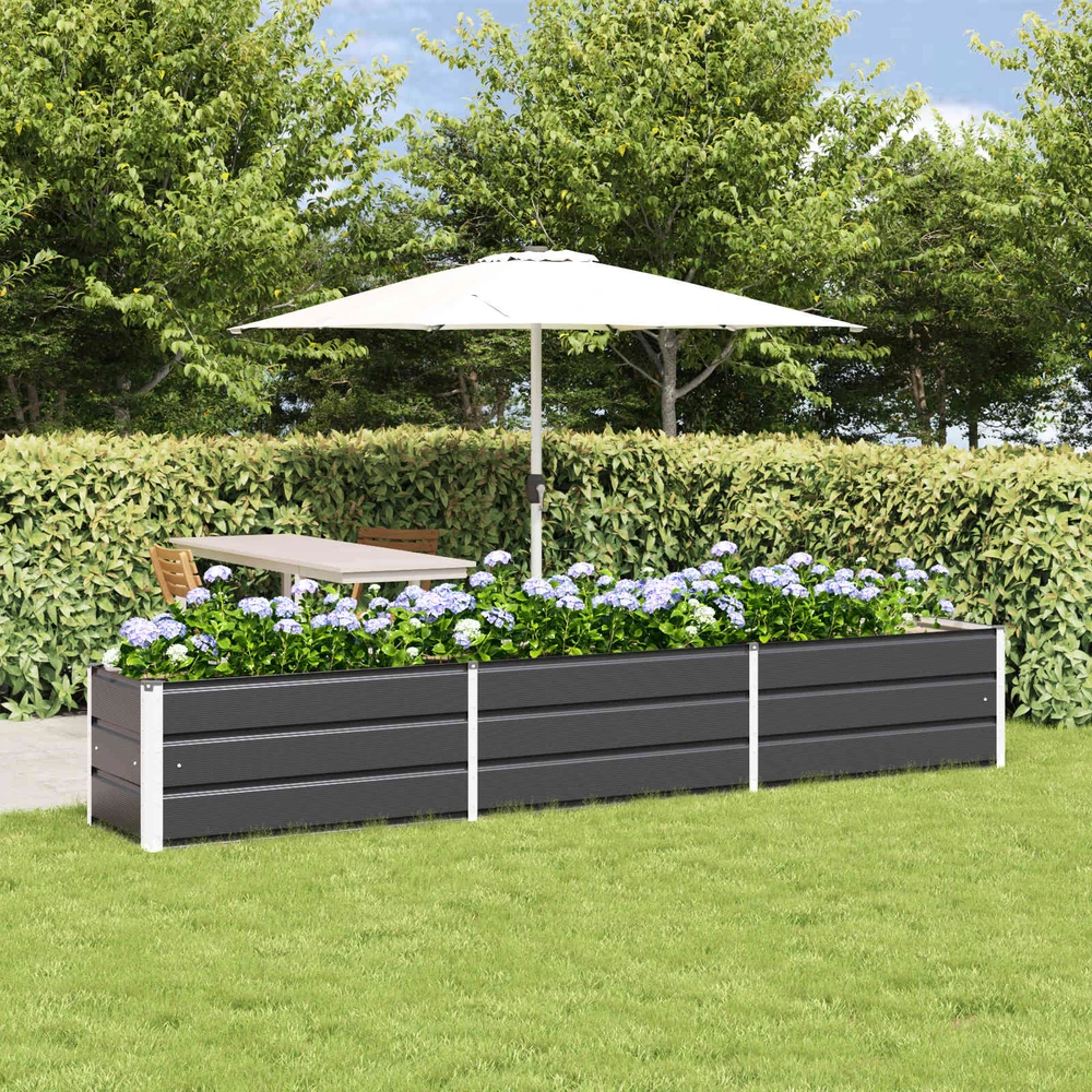 Lovelis Antracitas 290 x 50 x 45 cm Cinkuota plienas
