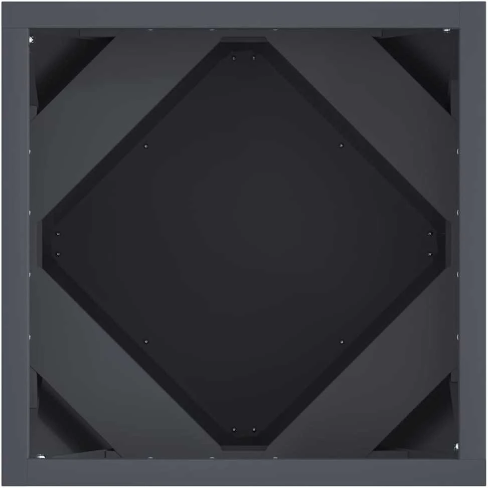 Lovelis Antracitas 30 x 30 x 30 cm Plienas