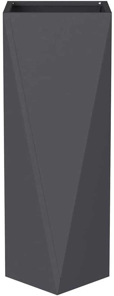 Lovelis Antracitas 30 x 30 x 75 cm Plienas