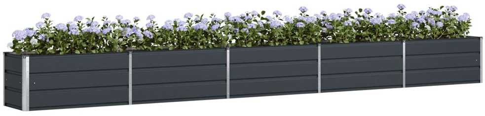 Lovelis Antracitas 480 x 50 x 45 cm Cinkuota plienas