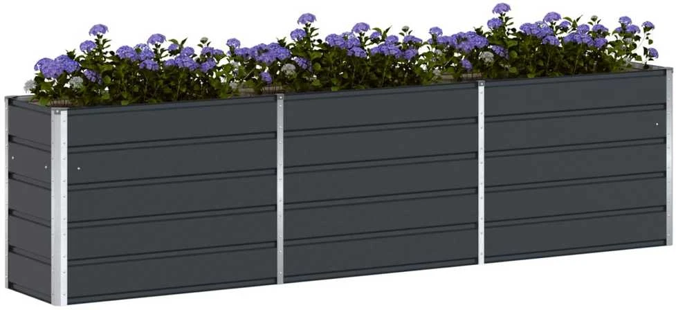 Lovelis Antracitas 290 x 50 x 75 cm Cinkuota plienas