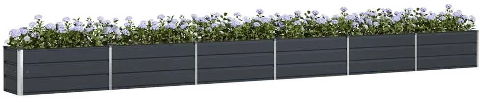 Lovelis Antracitas 580 x 50 x 45 cm Cinkuota plienas