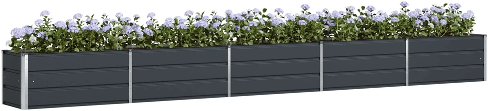 Lovelis Antracitas 480 x 50 x 45 cm Cinkuota plienas