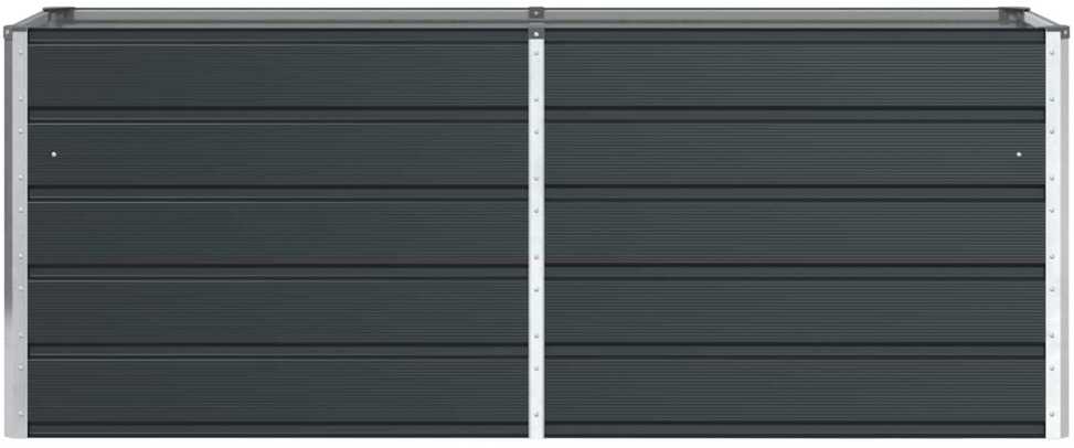 Lovelis Antracitas 195 x 50 x 75 cm Cinkuota plienas