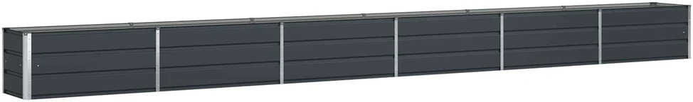 Lovelis Antracitas 580 x 50 x 45 cm Cinkuota plienas