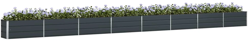 Lovelis Antracitas 770 x 50 x 45 cm Cinkuota plienas