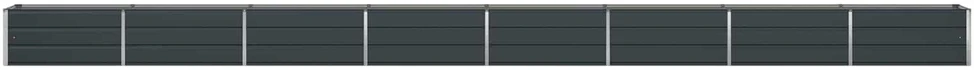 Lovelis Antracitas 770 x 50 x 45 cm Cinkuota plienas