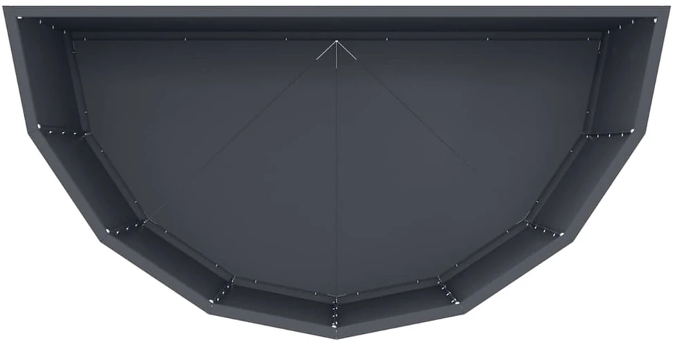 Lovelis Antracitas 90 x 45 x 50 cm Plienas