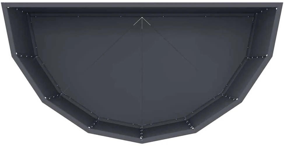 Lovelis Antracitas 90 x 45 x 50 cm Plienas