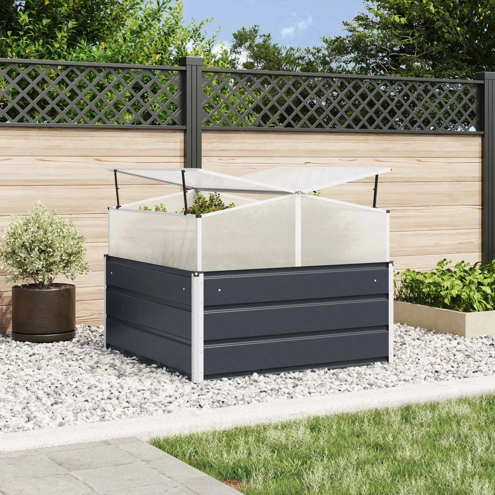 Lovelis Antracito 100 x 100 x 77 cm Galvanizuotas plienas