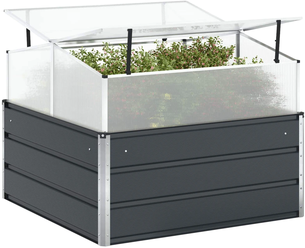 Lovelis Antracito 100 x 100 x 77 cm Galvanizuotas plienas