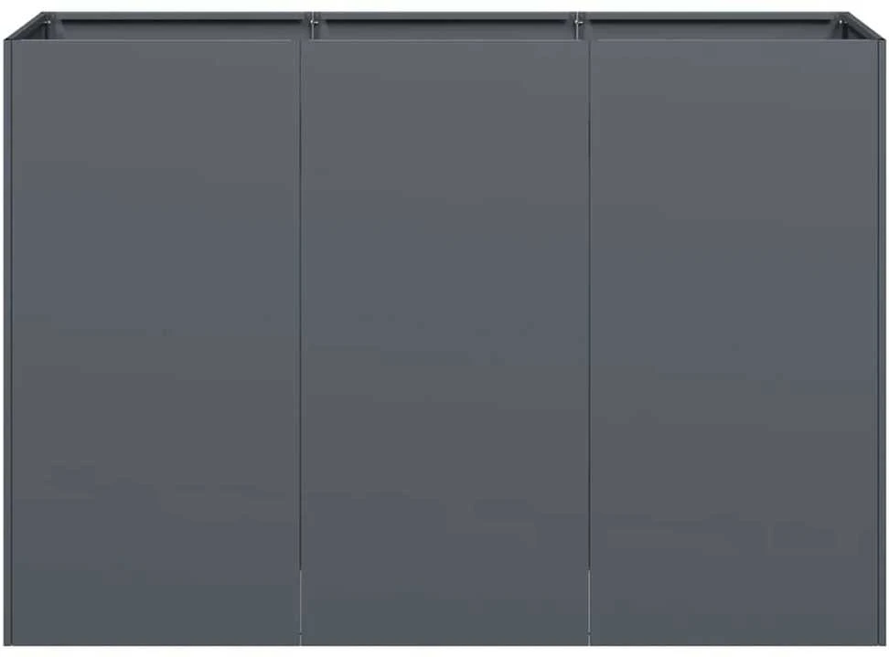 Lovelis, antracito, 120x40x80cm, šaltai valcuotas plienas