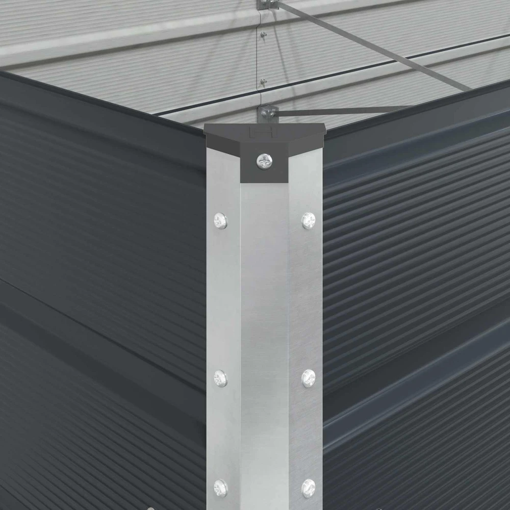 Lovelis Antracito 195 x 100 x 45 cm Galvanizuotas plienas
