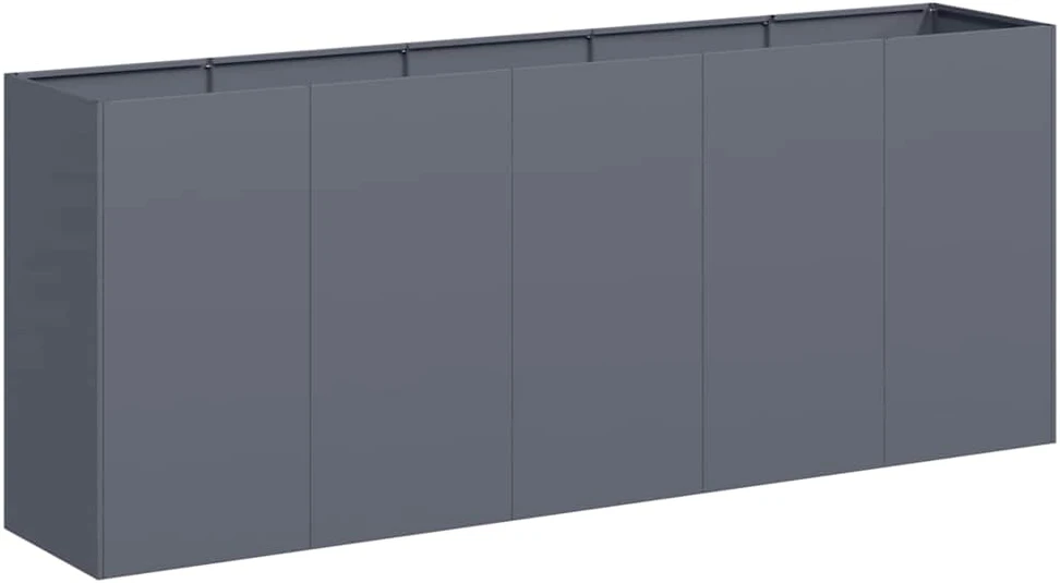 Lovelis, antracito, 200x40x80cm, šaltai valcuotas plienas