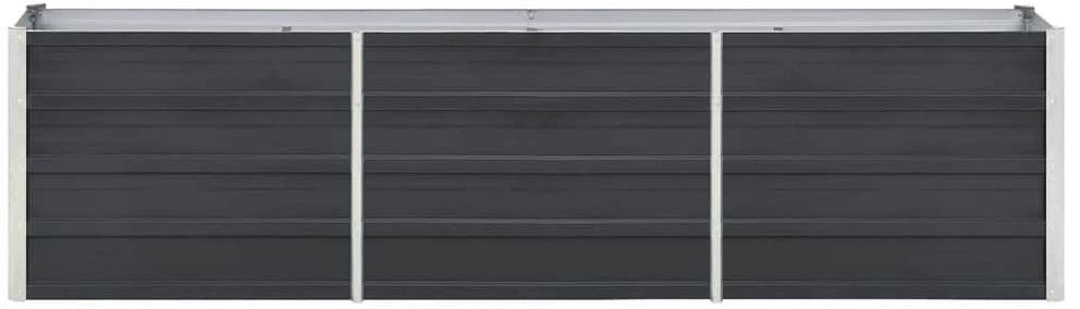 Lovelis, antracito, 240x40x45cm, galvanizuotas plienas, aukštas