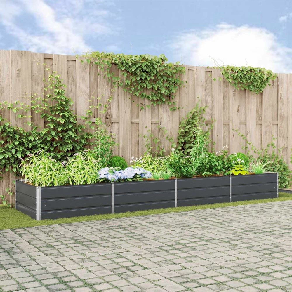Lovelis Antracito 385 x 100 x 45 cm Galvanizuotas plienas