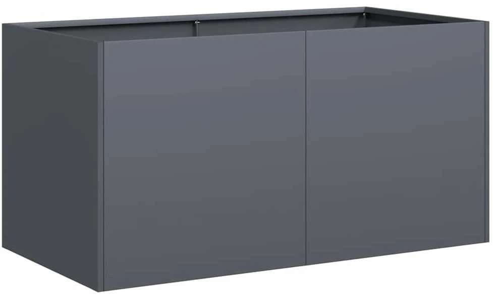 Lovelis, antracito, 80x40x40cm, šaltai valcuotas plienas