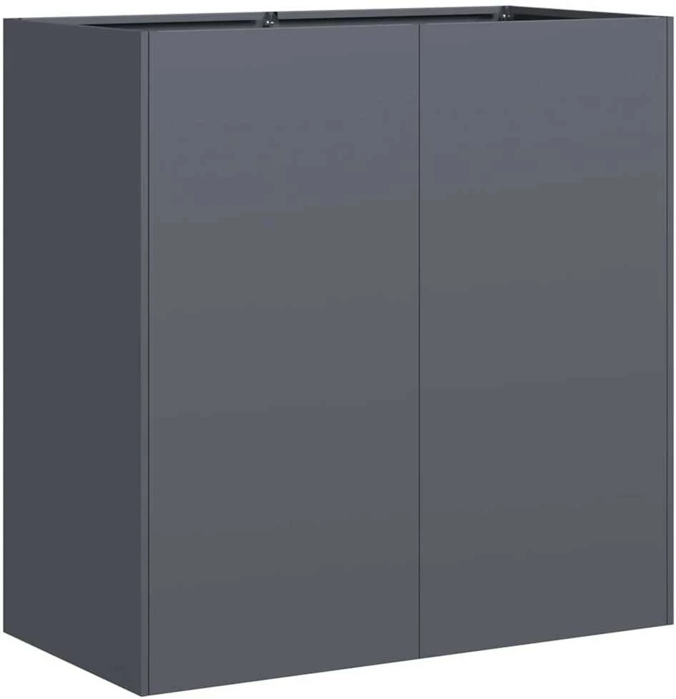 Lovelis, antracito, 80x40x80cm, šaltai valcuotas plienas